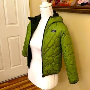 Patagonia Kids Green Quilted Jacket